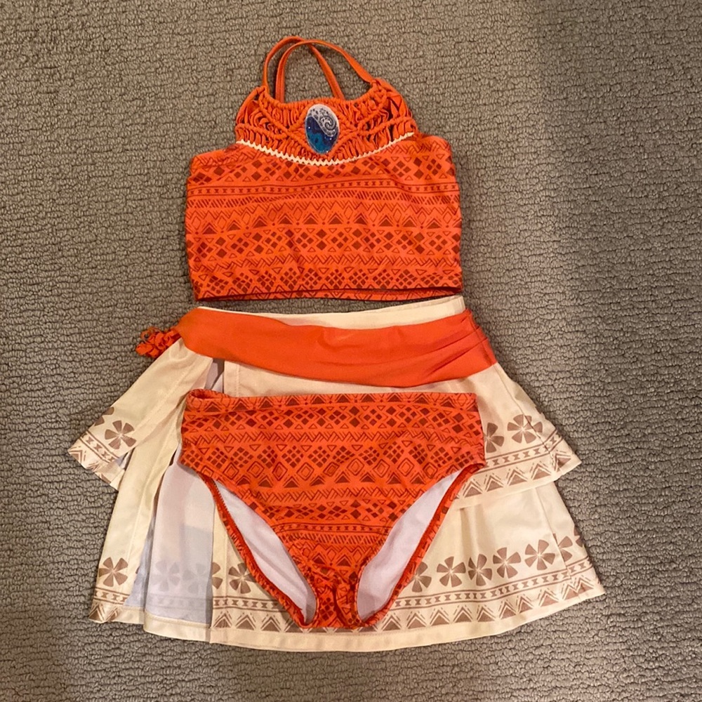 Moana 3 Piece Swimsuit Set